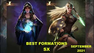 BEST HERO S-X FORMATIONS (PROPHET - REINFOREST RANGER) ⭐RISE OF EMPIRE⭐