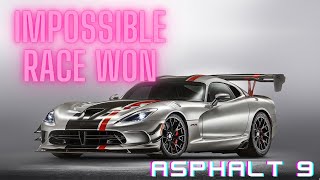Asphalt 9 | winning impossible race with DODGE VIPER ACR screenshot 5