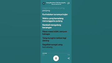 Thumbnail of Lirik lagu Ruang baru (Ost. My annoying brother) #ruangbaru #liriklagu #viral #tiktok #sadsong