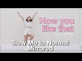 BLACKPINK- How You Like That Slow Mo & Mirrored (Lisa Rhee Dance Cover)