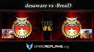 C&C Zero Hour - 1vs1 - desaware vs -BreaD