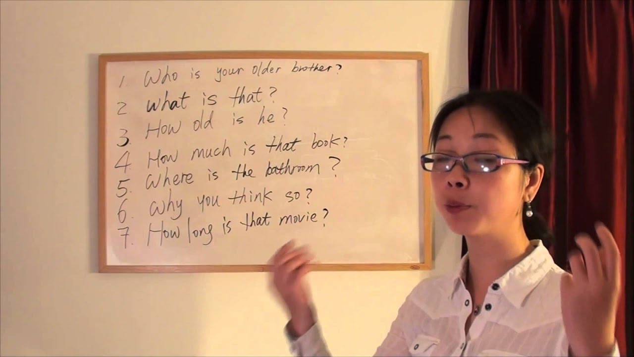 Seven Examples of Chinese Question Sentence Patterns - YouTube
