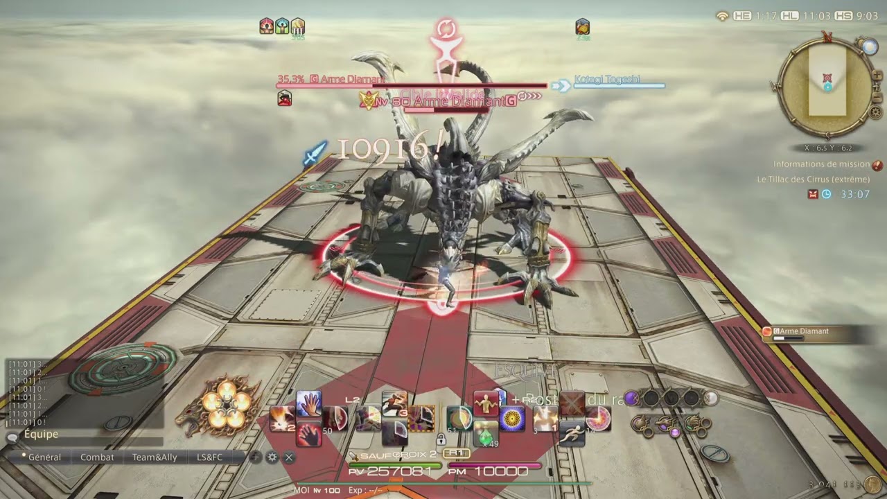 FFXIV - Diamond Weapon EX Unsynched Solo DPS