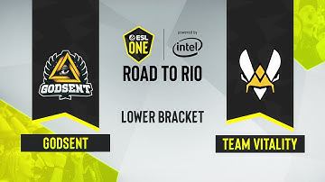 CS:GO - Team Vitality vs. Godsent [Inferno] Map 2 - ESL One: Road to Rio - Lower Bracket - EU