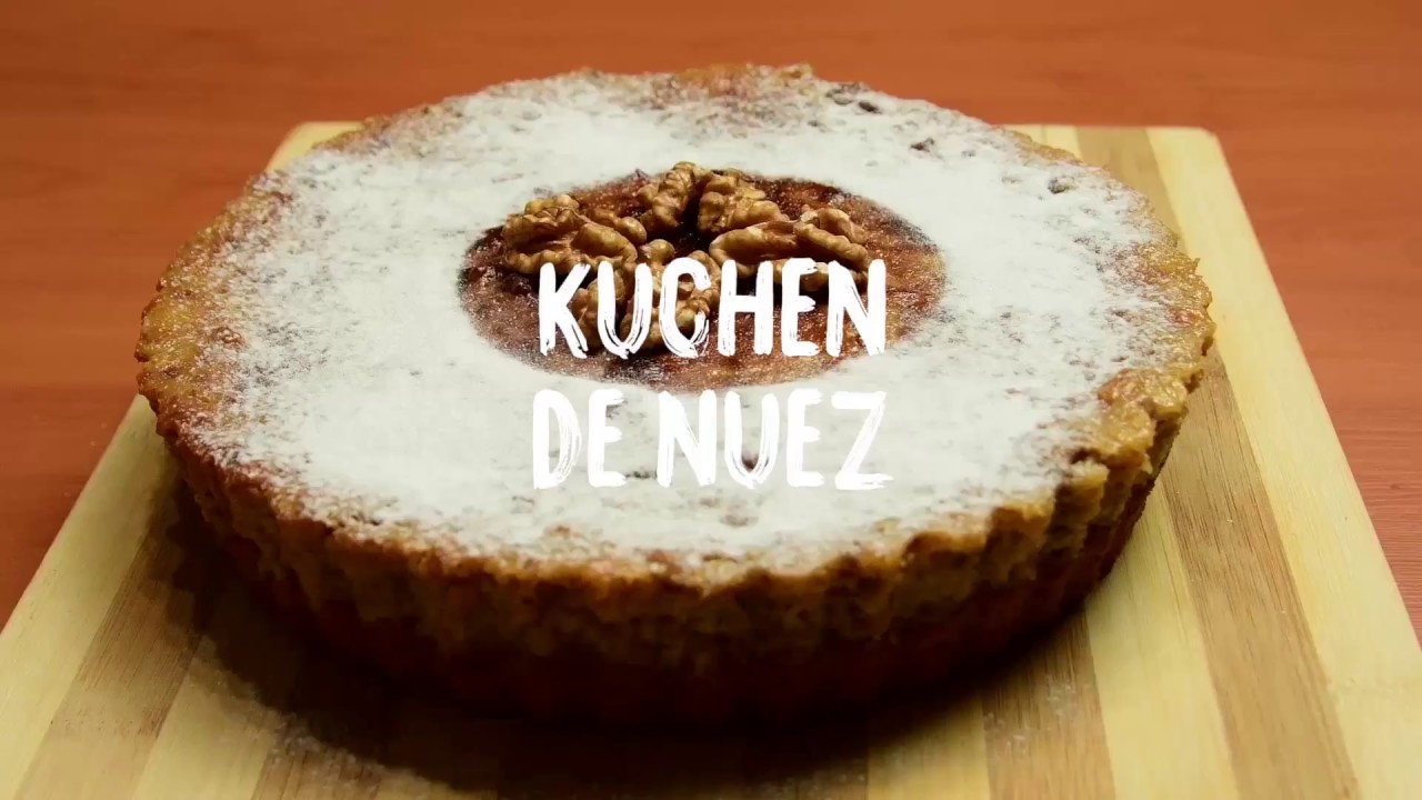 Receta Kuchen De Nuez Youtube