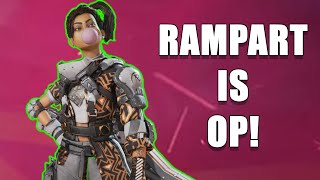 Playing Rampart gets WINS in Apex Legends!