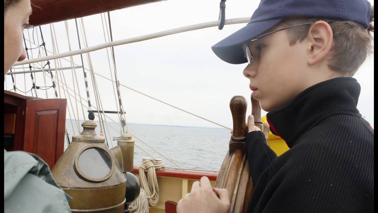First ever trainees aboard SSV Oliver Hazard Perry