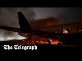 Boeing 737 skids off runway and sets on fire at senegal airport