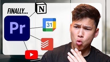 Notion, Google Calendar, Todoist in Premiere Pro?