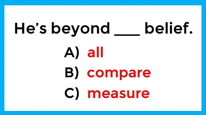 Mixed Grammar Quiz | Only the Best Can Score 100%