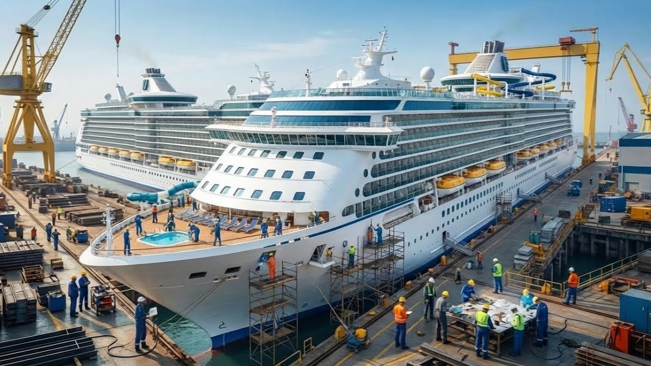 Making a Luxury Cruise Ship | From Steel to Sea