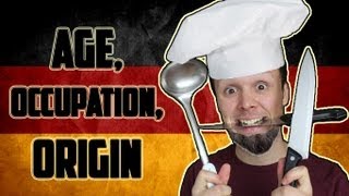 Age, Occupation and Origin | Learn German for Beginners | Lesson 3