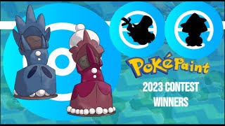 Pokepaint 2023 Tropore Dex Contest winners