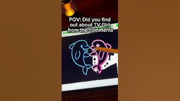 Thanks to the comments — now I’m listening to TV Girl! 💔App: Drawly #drawly #drawwhme #applepencil