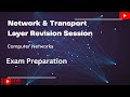 Network & Transport Layer Revision Session | Computer Networks | Exam Preparation