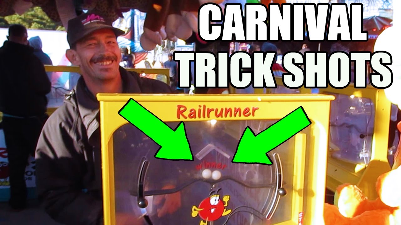 HOW TO WIN AT THE CARNIVAL (Worker Shows Secret Trick Shots) Battle Arcade