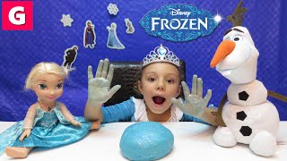 COMO FAZER MASSINHA de MODELAR com GLITTER do FROZEN