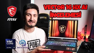 Yapay Zeka Destekli̇ Hiz Canavari - Rtx 5070Ti̇li Msi Vector 16 Hx Ai