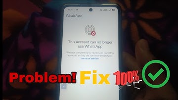 How to Fix This account can no longer use WhatsApp Problem 2025 | WhatsApp Unban Kaise Karen 2025 