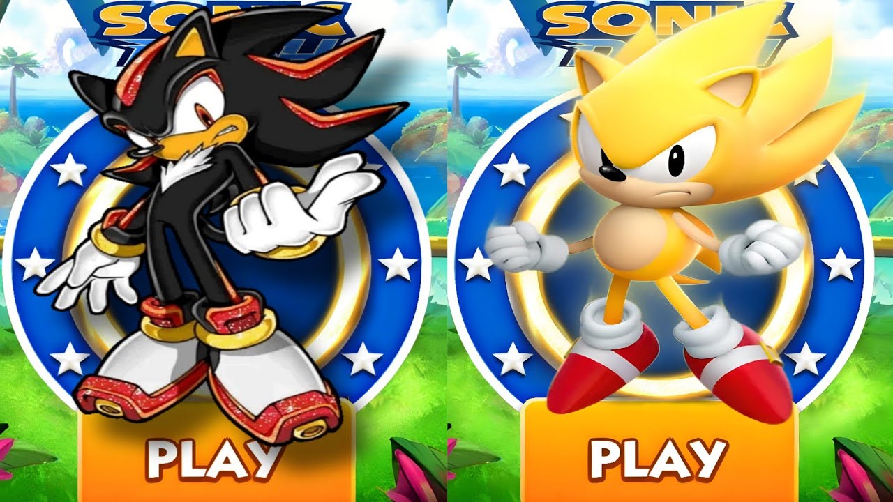Sonic Dash - Shadow VS Classic Super Sonic _ Movie Sonic vs All Bosses ...
