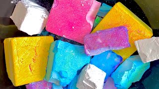 SOFT DYED BLOCKS fresh gym chalk crushing asmr sleepaid most oddly satisfying video edit compilation screenshot 5