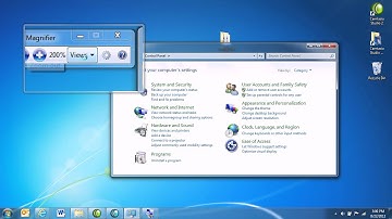 Use the Magnifier to Enlarge What