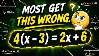 Solve 4(x - 3) = 2x + 6 | Distributive Property | Algebra 1 | Ahmad