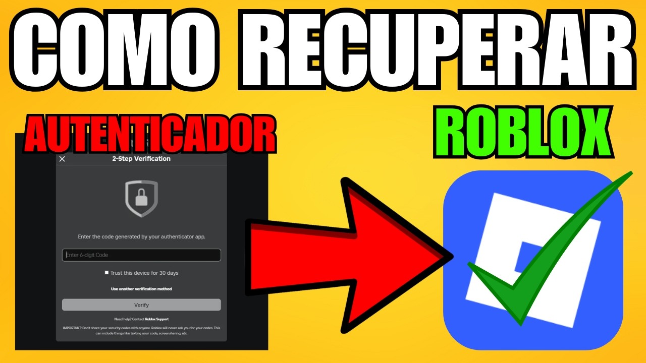 Como Recuperar o Autenticador do Roblox - Passo a Passo - YouTube