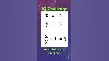 IQ Math Genius Challenge | #trickymaths #viralmaths #iqtest #mathchallenge #olympiad