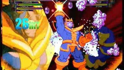 MvC2: Charlie/Magneto/Thanos 100% combo