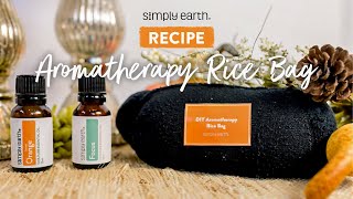 DIY Aromatherapy Rice Bag with Essential Oils