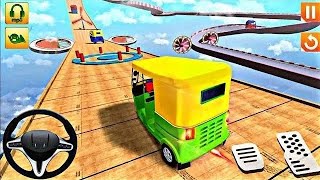 Tuk Tuk Stunt Race Master 3D 💥 || Crazy Tuk Tuk || Gameplay 1012 || Driving Gameplay screenshot 3