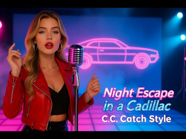 Night Escape in a Cadillac 🚗💋 | 80s Synthwave Romance (C.C.