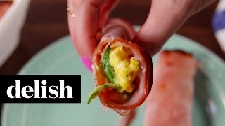 Ham, Egg & Cheese Roll-Ups | Delish