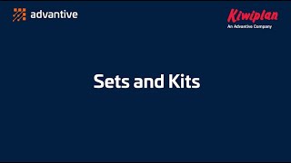 Kiwiplan: Sets and Kits