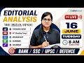 16 June 2026 | The Hindu Editorial Analysis | RC, Vocabulary, Grammar & Skimming | Oliveboard