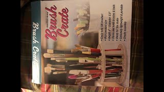 Creative Mark Brush Crate Brush Storage Holder - Brush Crate for Painting, Artists, Drying, & Review