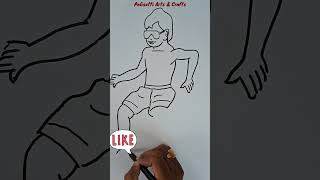 #shorts#How to Draw a Boy in Swimming Pool#Youtube Shorts#Viral#short video@polisettiartscrafts6101