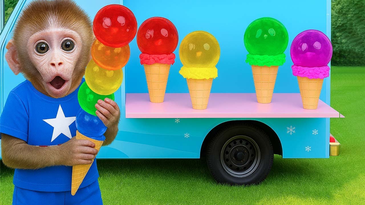 Der Affe Bon Bo und die bunte Eismaschine | BON BO MONKEY