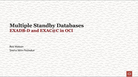 Part-1 - Multiple Standby Databases in EXADB-D and EXAC@C in OCI