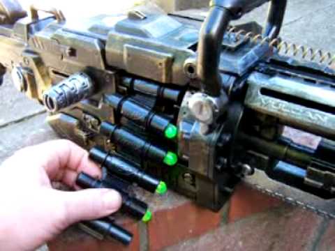Steampunk guns made from NERFs