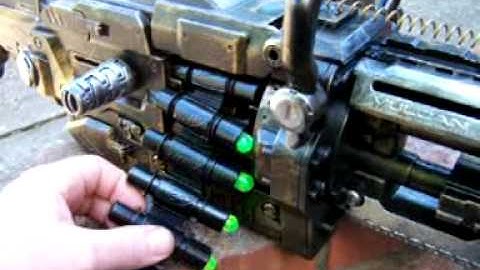 Steampunk guns made from NERFs