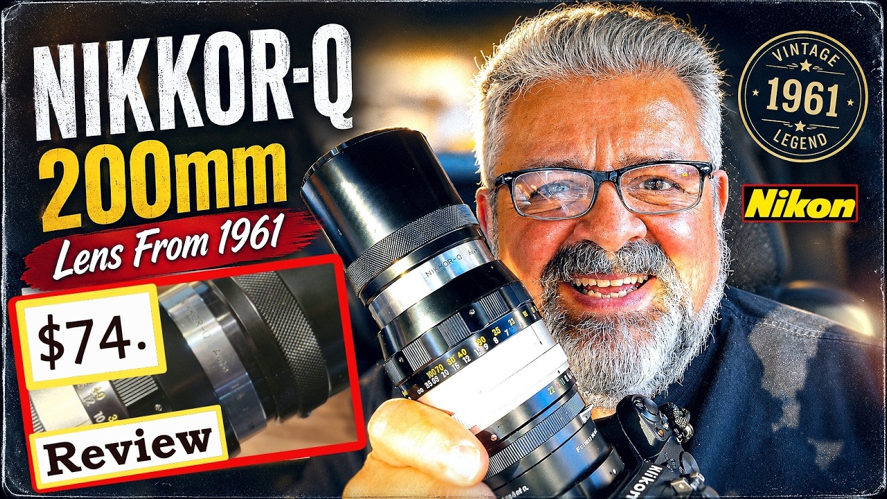 Nikkor Q 200mm f4 Lens Review 1961 Vintage Nikon Glass Photography