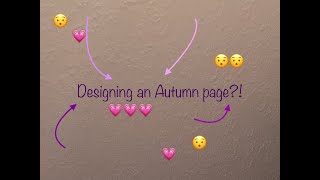 Designing An Autumn Page? L Minty Turtle