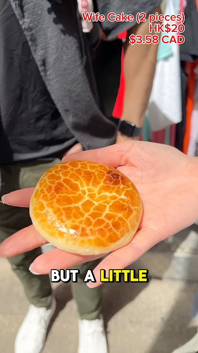 Warm Wife Cakes from Hang Heung Bakery Cafe in Hong Kong