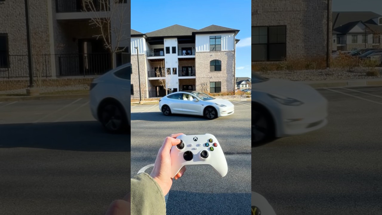 Manejar Un TESLA Con Control De XBOX
