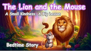 The Lion and the Mouse: A Small Kindness, A Big Lesson! 🦁🐭 | A Magical Friendship Story 🌙✨