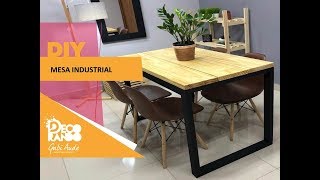 DIY.: MESA INDUSTRIAL MEGA ESTILOSA