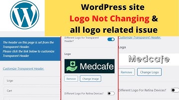 Logo not changing in WordPress website & Logo not showing in mobile browser all solution