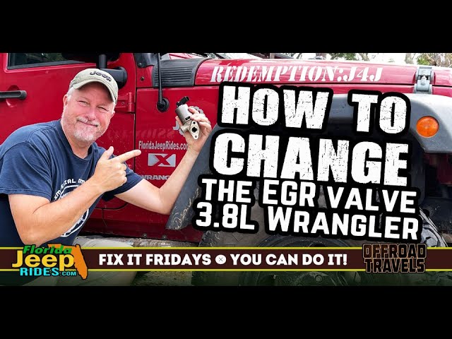 Changing the EGR valve 3 8L Wrangler Fix-It Fridays. - YouTube